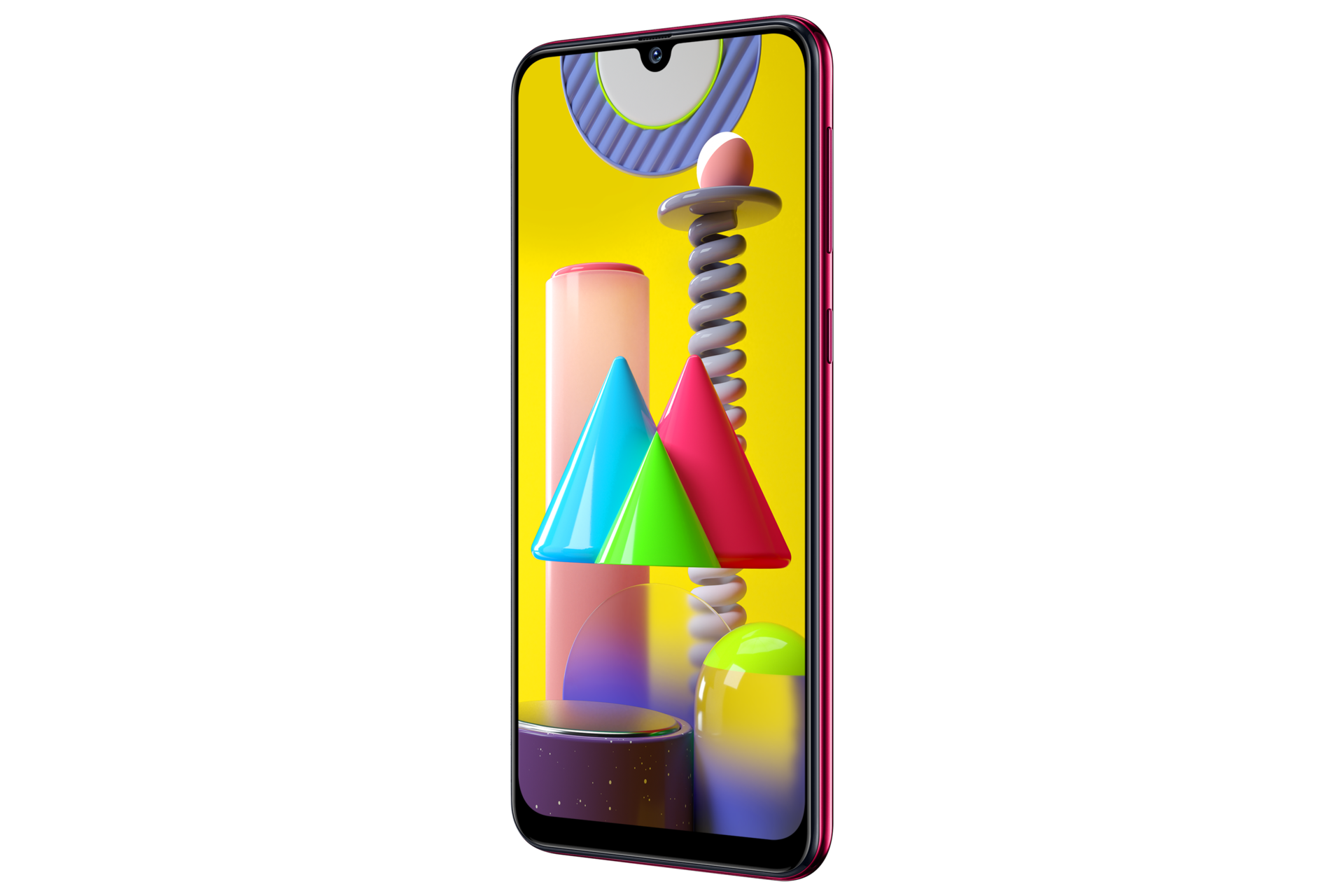 Samsung Galaxy M31 r-perspective view Red