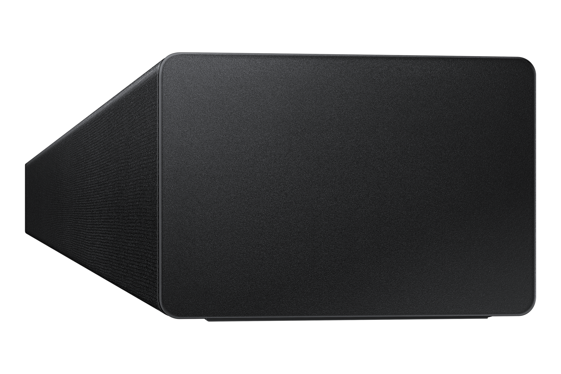 Samsung T Series Soundbar with Subwoofer (HW-T420/XM) - detail-side view, Black color at best price in Samsung Malaysia