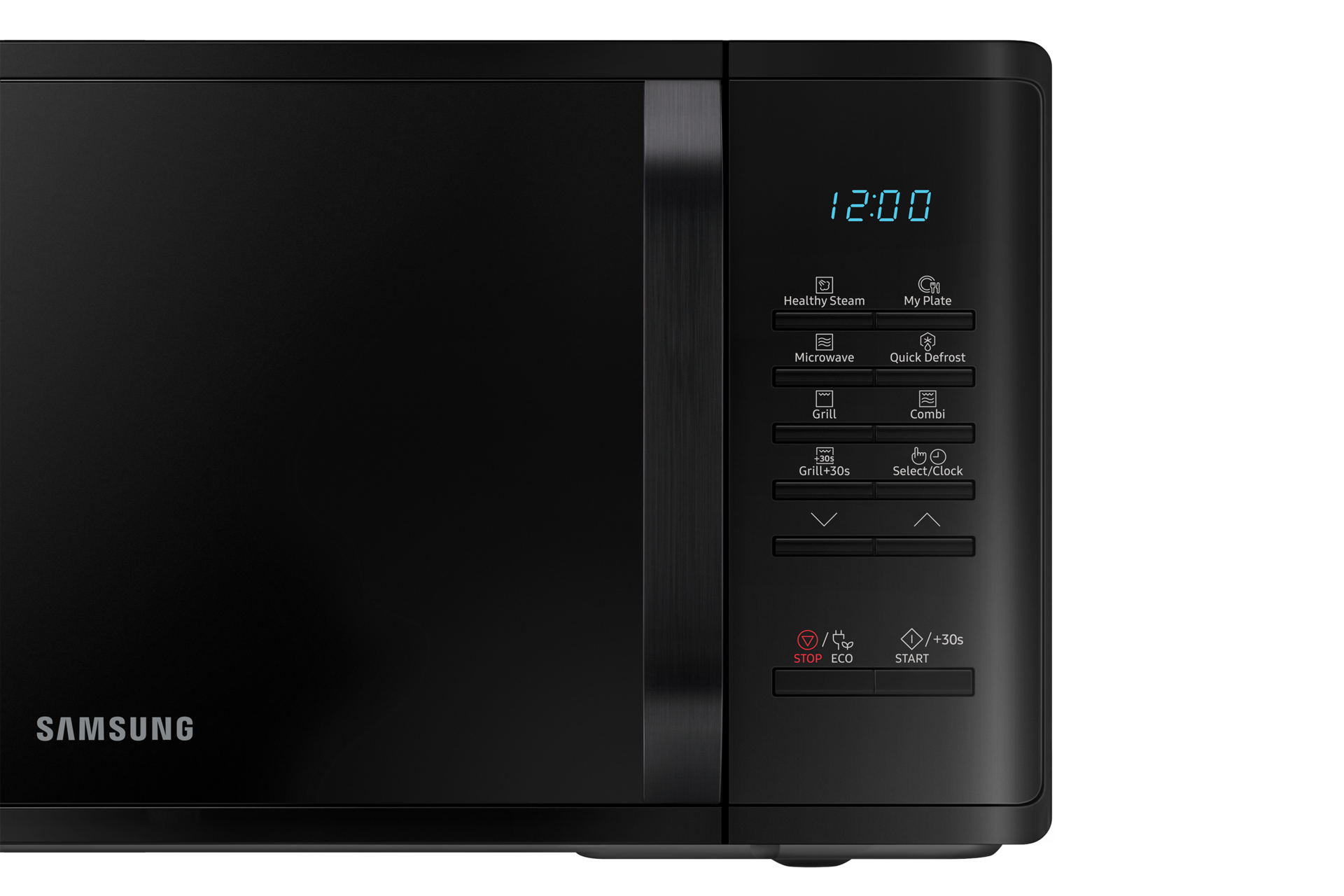 [Blác~k Sám~súñg~ Gríl~l Míc~rówá~vé Óv~éñ wí~th Hé~álth~ý Sté~ám (MG~23K3513GK/S~M), 23L dé~táíl~] 