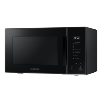View the right perspective in black of the Grill Microwave with Healthy Function, 23L (MG23T5018CK/SM) & check out the microwave price Malaysia at Samsung MY!