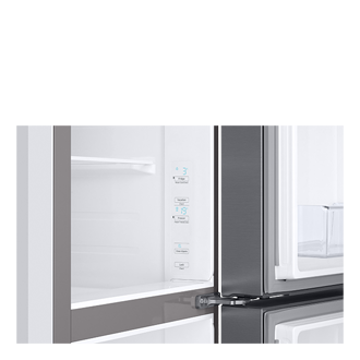 670l Side By Side Fridge With Spacemax Silver Samsung My