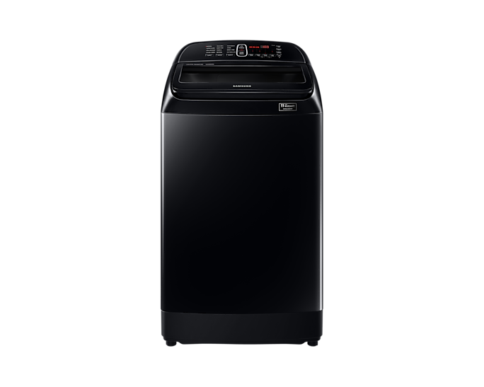 Samsung Top Load Washer with Wobble Technology™, Black (WA13T5360BV/FQ) 13 kg front 