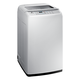  Samsung 7kg Top Load Washing Machine in Gray - Left Perspective View