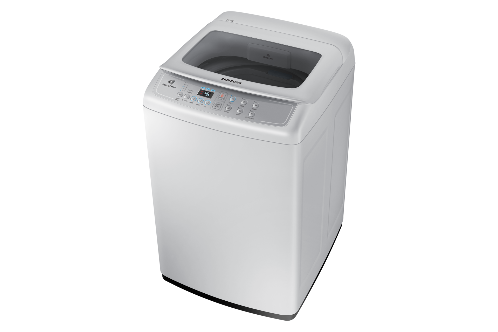  Samsung 7kg Top Load Washing Machine in Gray - Dynamic View