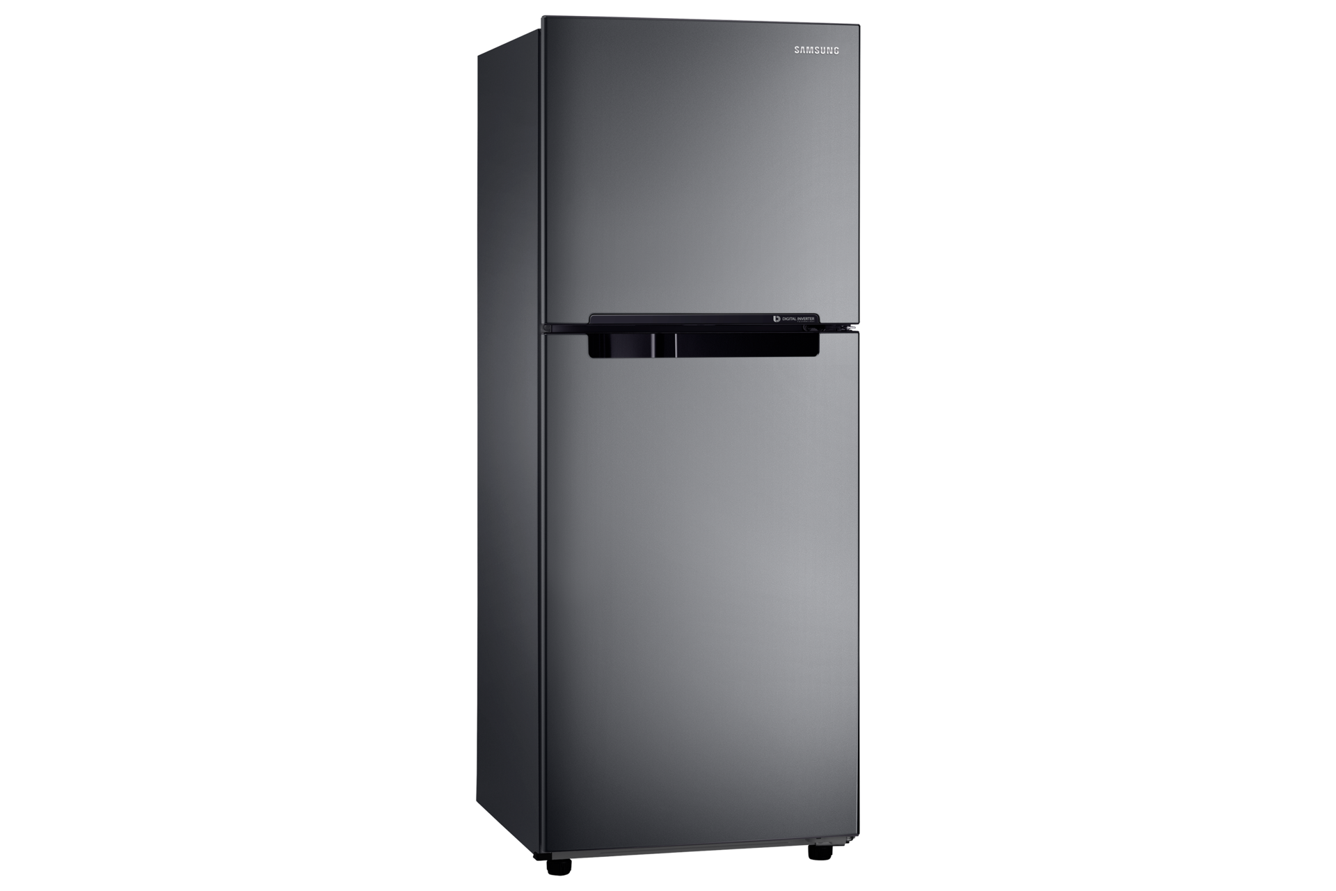 Samsung Top Mount Freezer with Digital Inverter Technology, Silver (RT19M300BGS/ME) 208L l-perspective