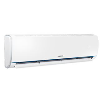 S-Essential Fast Cooling Air Conditioner (F-AR24TGHQABU), White left perspective-open 