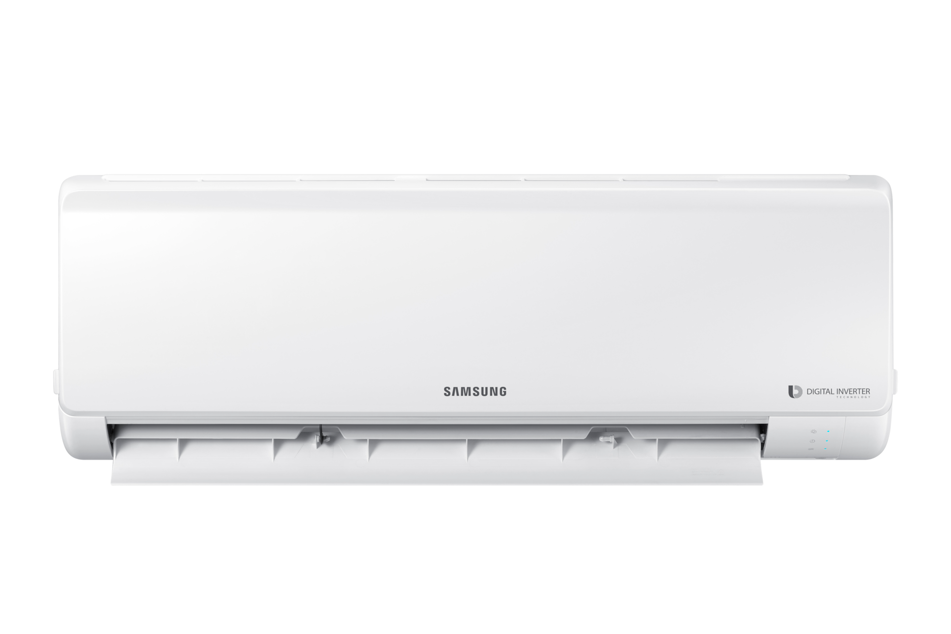 Samsung Inverter Deluxe Wall-Mount Air Conditioner with 8-Pole Inverter,  (F-SME-AR09HJW) 1.0 HP  front-open 