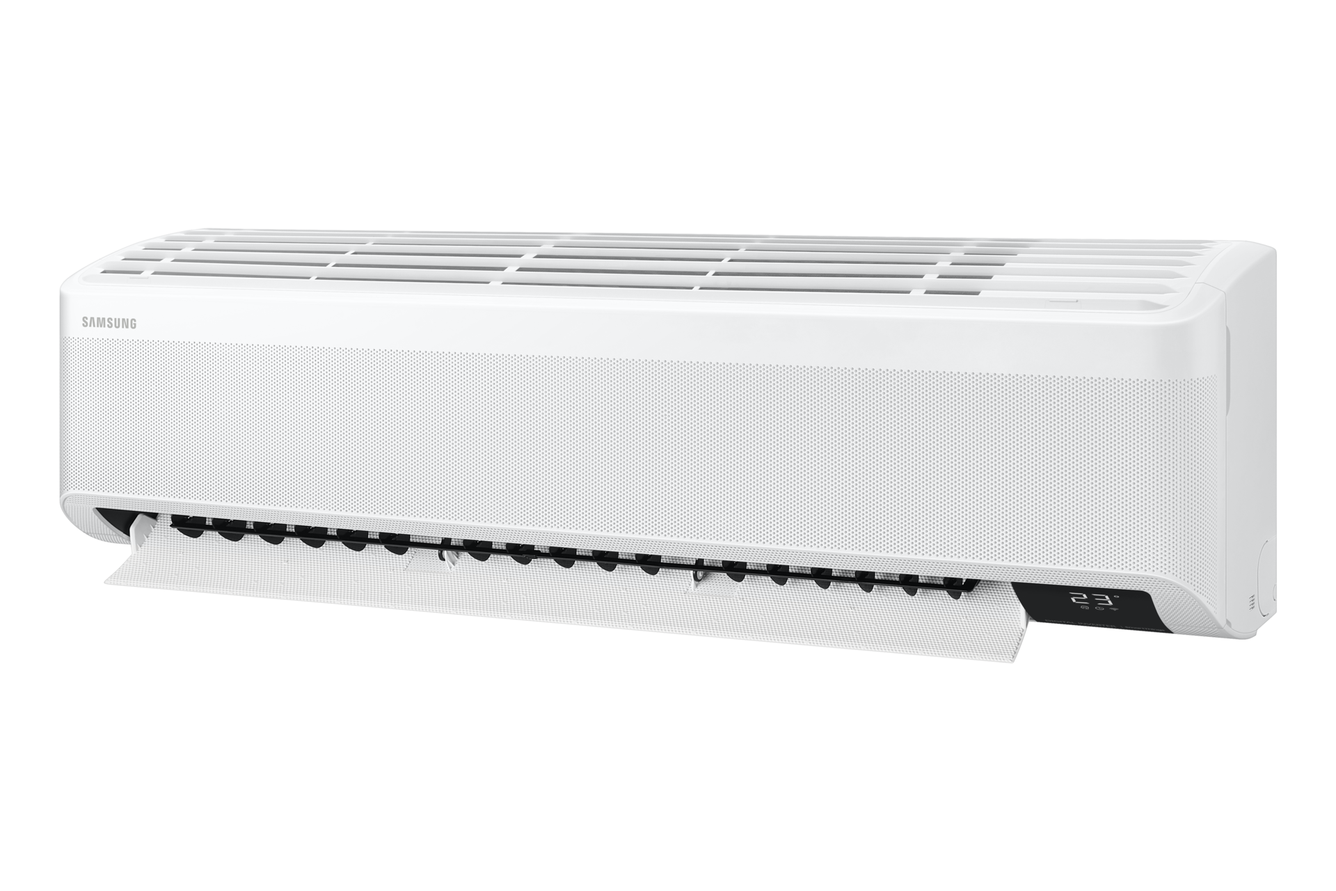 Samsung Airconditioner Wind-Free Premium Plus , (F-AR2-4TYEAJWK) 2.5HP right perspective-open 