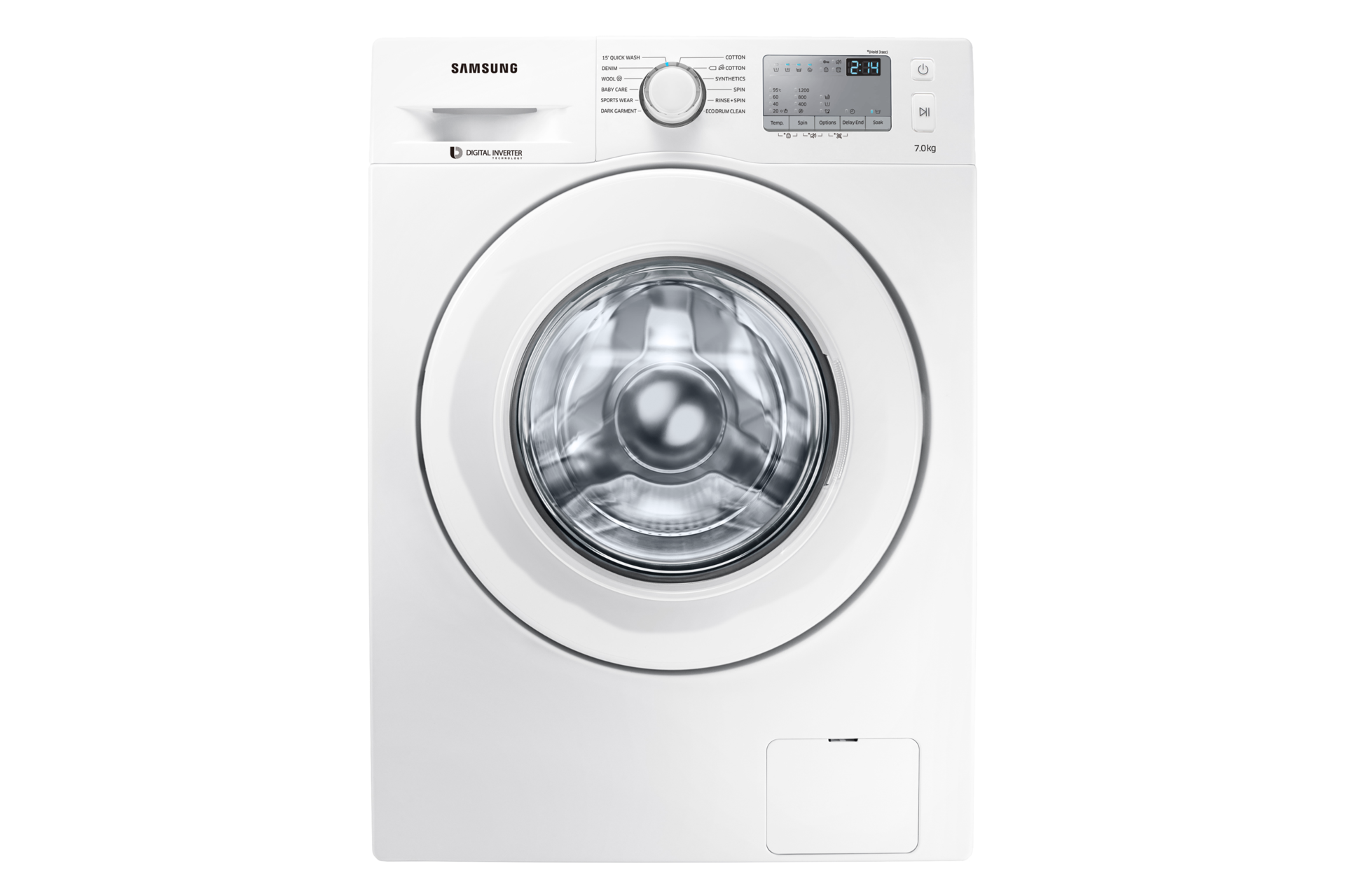 SAMSUNG WW70J3467KW/EF - Lave linge frontal - 7 kg - 1400 tours - A+++ -  Eco Bubble - eMALLYSTORE