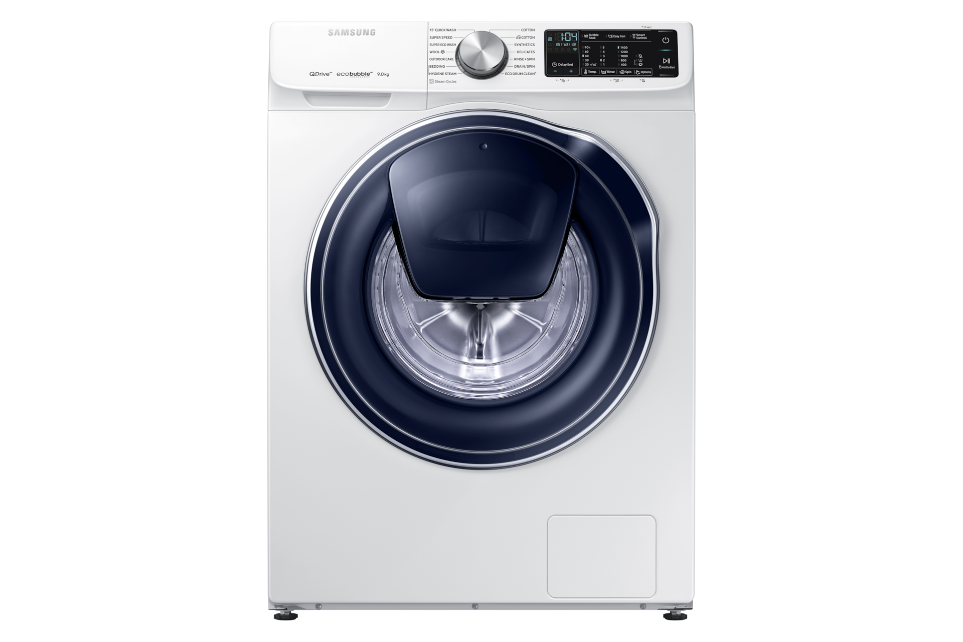 Samsung Front Load Washing Machine with QuickDrive™, White (WW90M64FOPW/FQ) 9kg