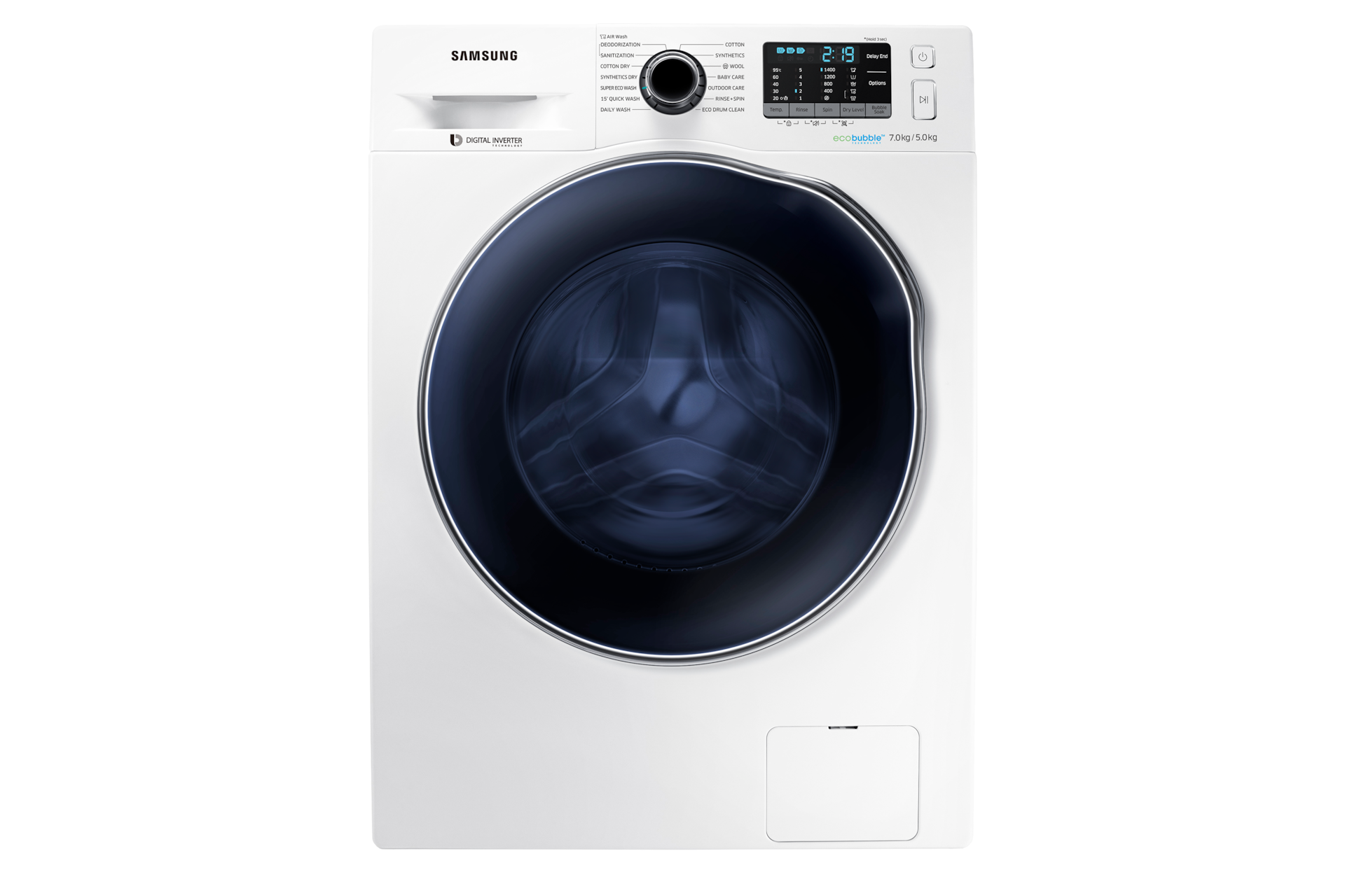 Samsung 7kg washer store & 5kg dryer