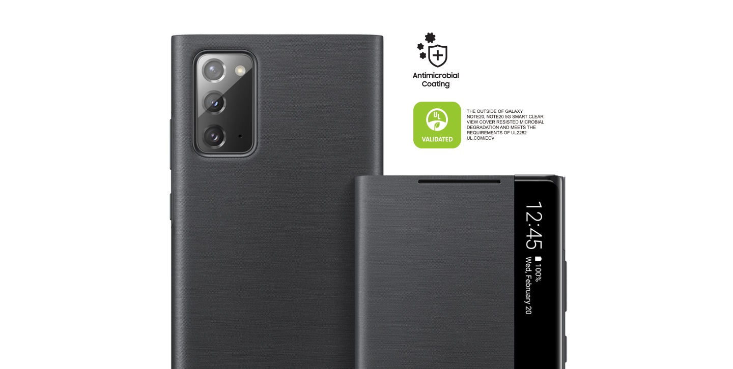 étui note 20 ultra led view