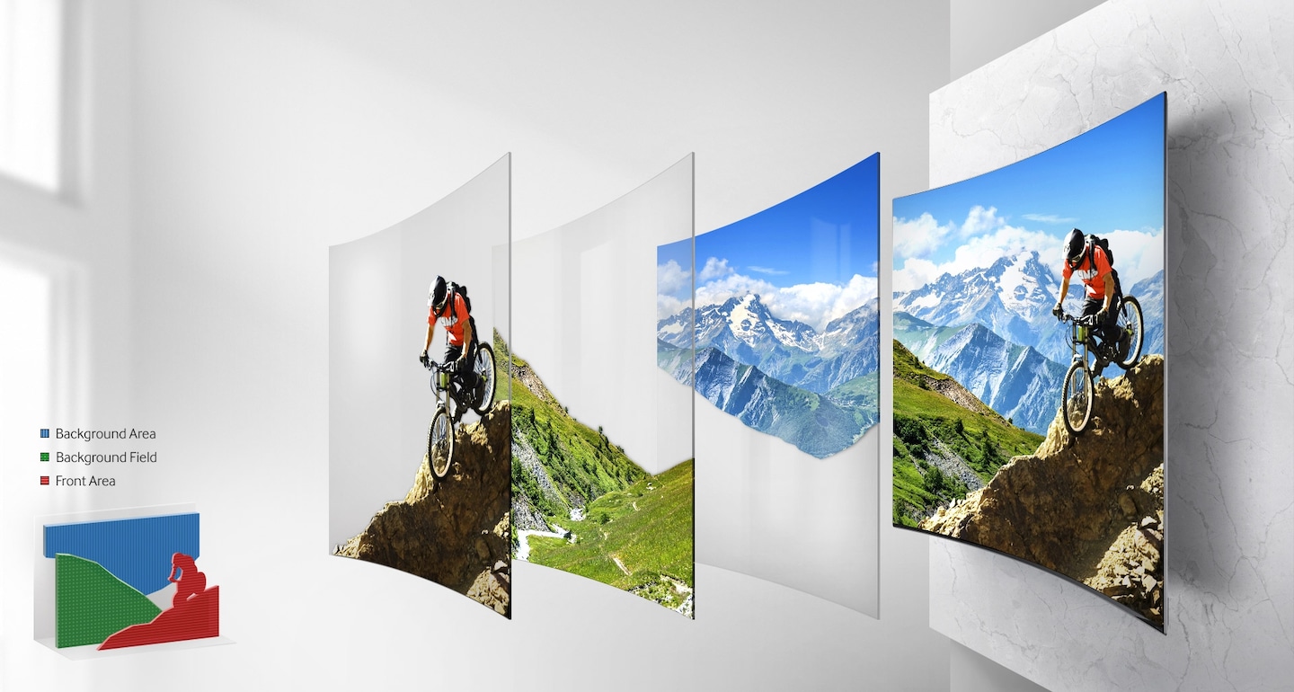 La technologie Auto Depth Enhancer applique divers niveaux de contraste selon la zone de l’écran afin de conférer aux images une profondeur à couper le souffle. Vivez une expérience en immersion à travers l’écran de votre téléviseur.