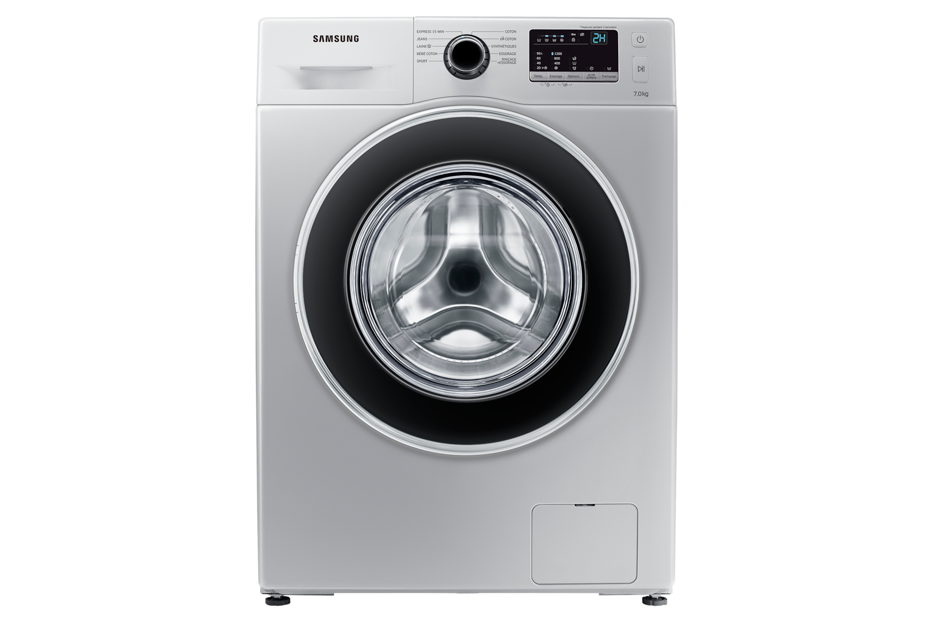 Machine à Laver Samsung 7kg Lave-linge ecobubble™ Couleur Silver