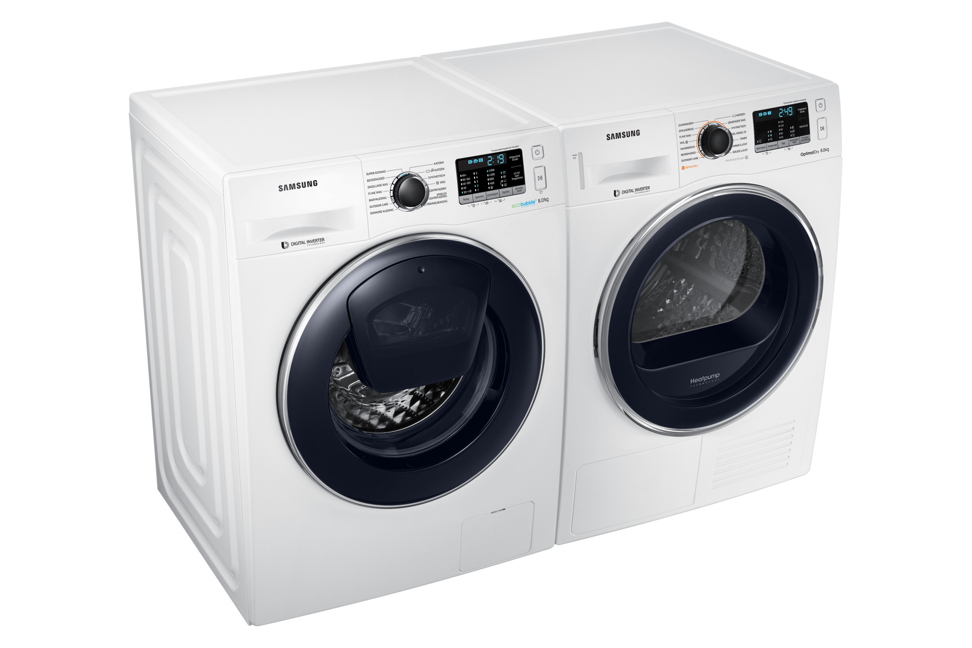 Samsung Warmtepomp Droger DV80M5210QW Samsung