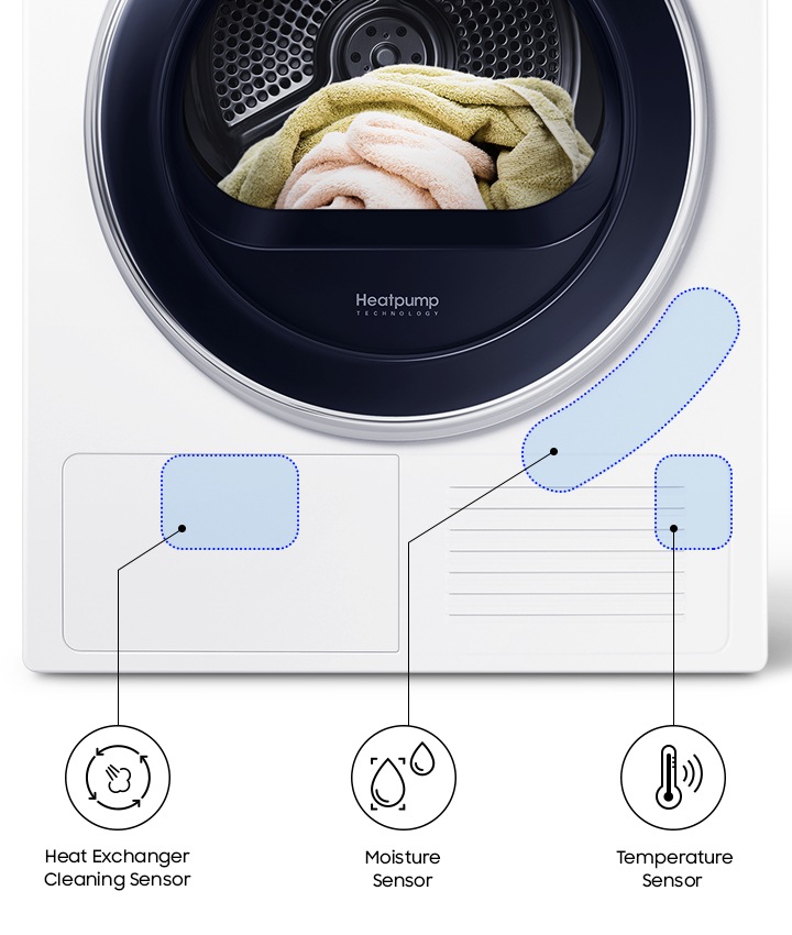 Samsung Warmtepomp Droger DV80M5210QW Samsung NL