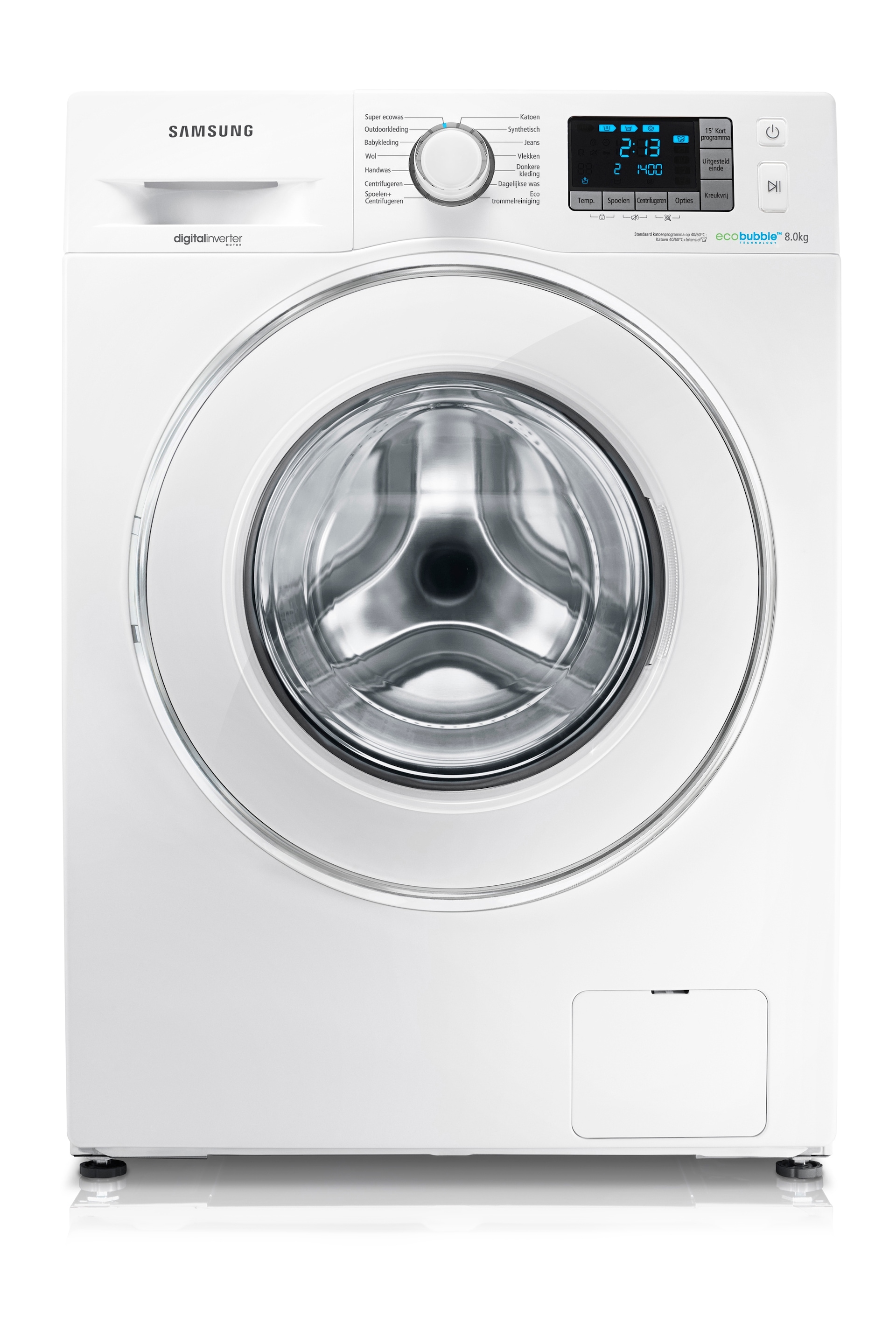 Samsung Eco Bubble™ Wasmachine 8KG WF80F5E5P4W | Samsung NL