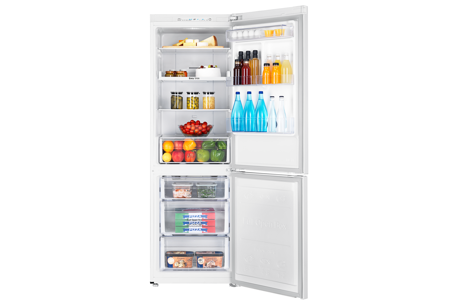 Front Open-With-Food white