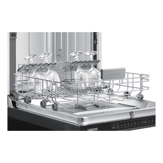 low-rack-glass-holder black