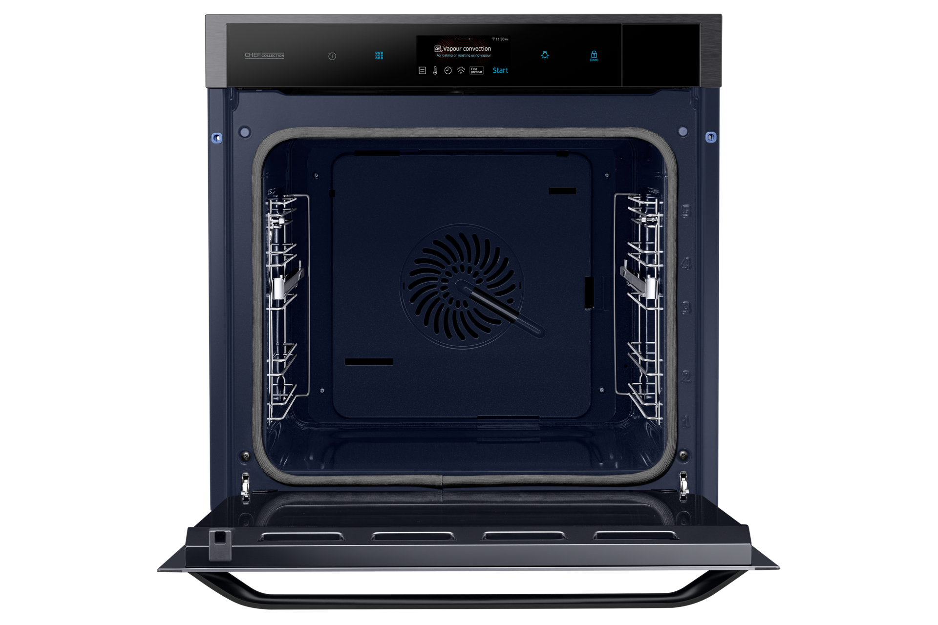 front-open-without-tray black