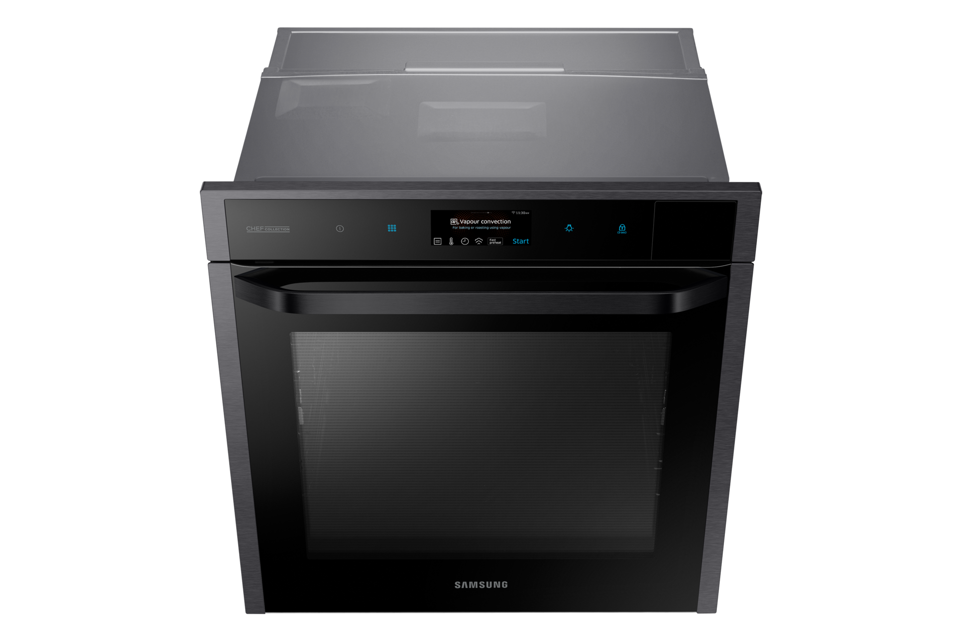 front-over-closed black