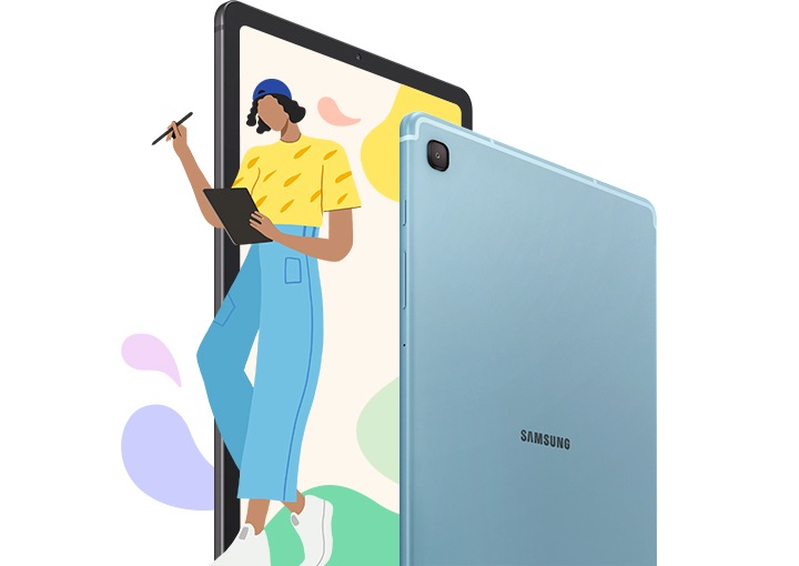 Galaxy Tab S6 Lite Wi-Fi gray 64 GB | Samsung Norge