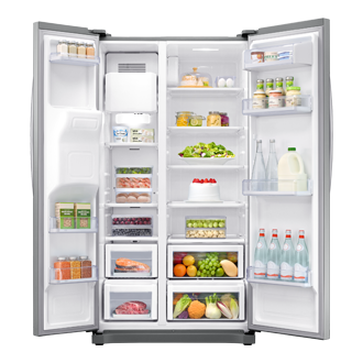 front-open-food silver