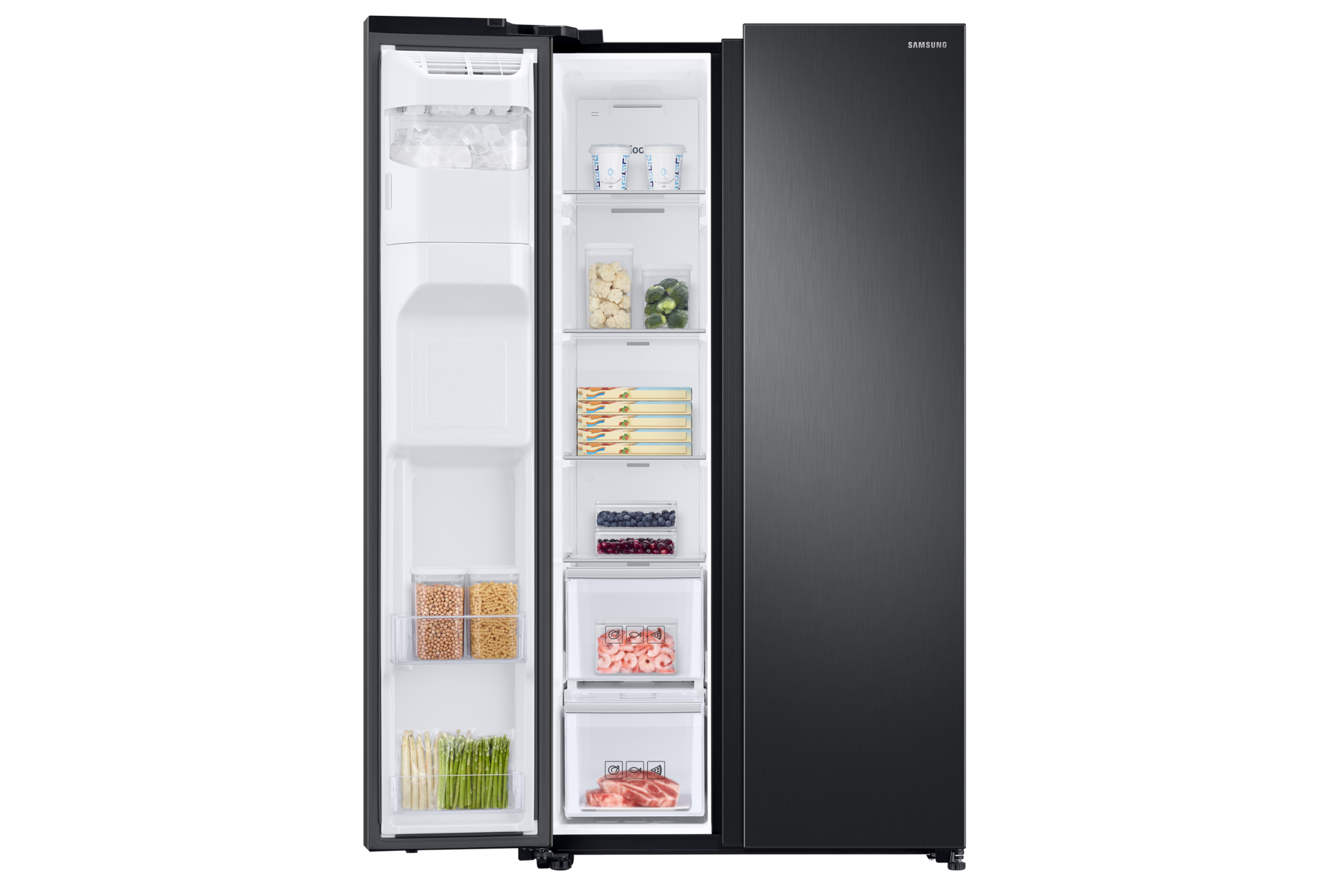 front-left-door-open-with-food black