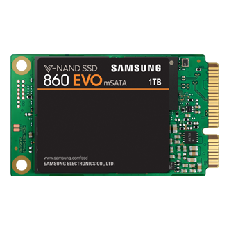 内蔵型SSD Samsung 860 EVO mSATA 1TB SSD SSD 860 EVO SATA III mSATA 2.5 inch 1 TB | MZ-M6E1T0BW | Samsung
