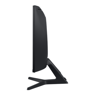 Side view of the 27" Curved Gaming monitor with 240Hz Refresh Rate. Buy now at Samsung New Zealand online store.