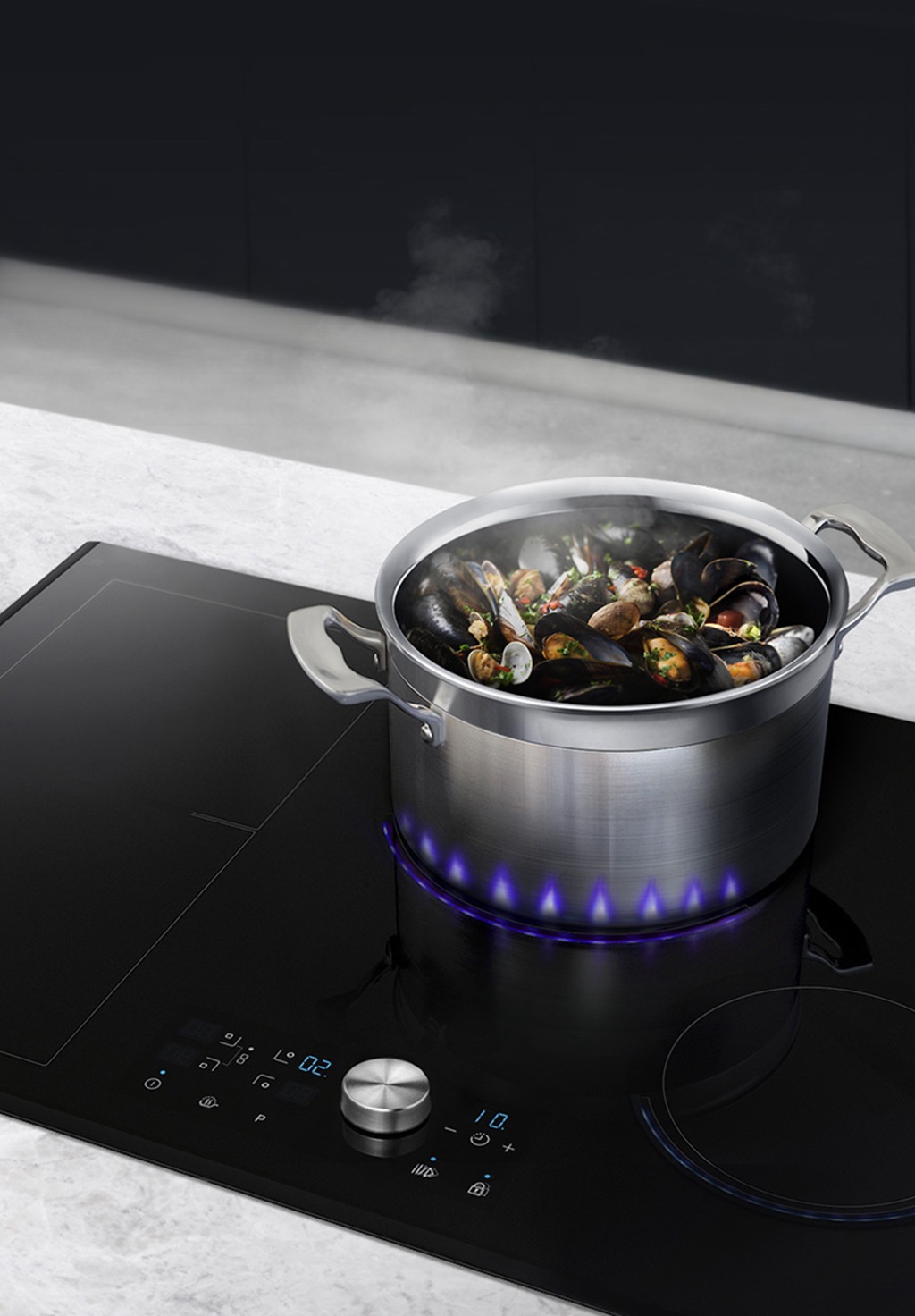 NZ9900J Chef Collection Induction Cooktop, 80cm wide NZ84J9770EK/SA