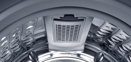Lint-free WAF500S Top Loader Washing Machine 7.5kg Silver | Samsung NZ