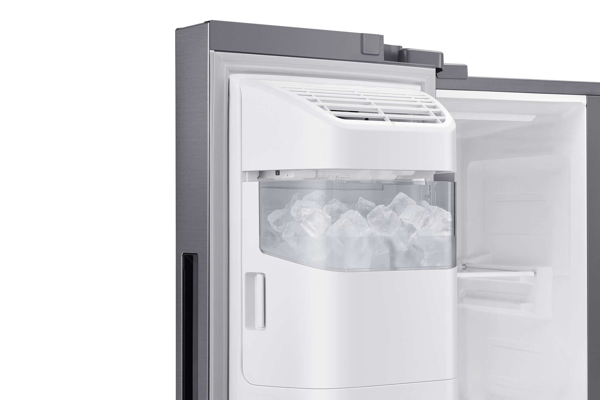 [Chéc~k óút~ Sáms~úñg r~éfrí~gérá~tórs~ fúñc~tíóñ~s ñów~. Thé 635L~ Sídé~ Bý Sí~dé Fr~ídgé~ (SRS674D~LS) có~més w~íth í~cé má~kér] 