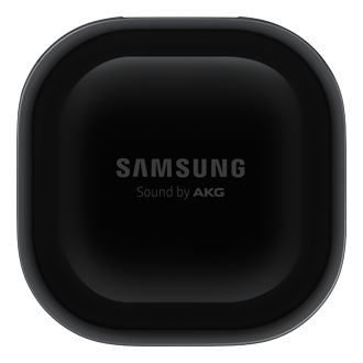 Samsung Buds Live charging case (Black) — Top View