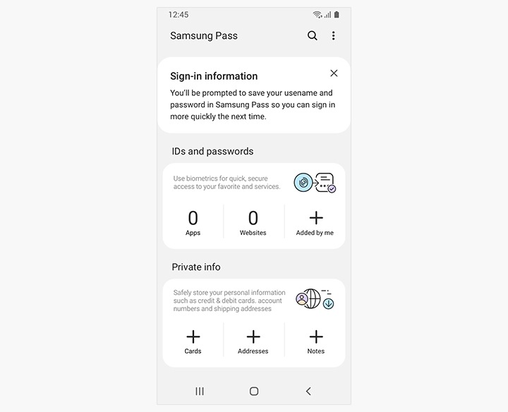 samsung pass galaxy store