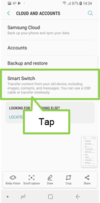 Galaxy S9/S9+: How do I backup my device data on external storage?