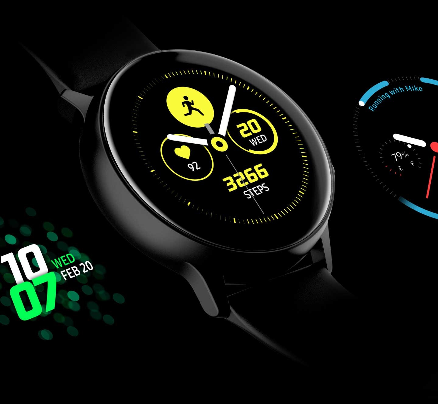 Galaxy Watch Active Black Price Specs Samsung Gulf