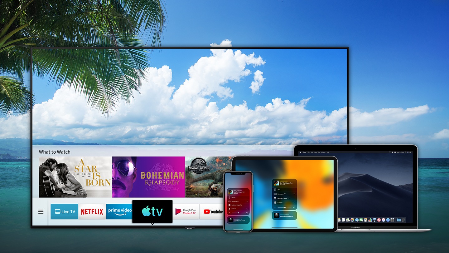 Samsung Smart TV | Experimente a aplicação da Apple TV e ...