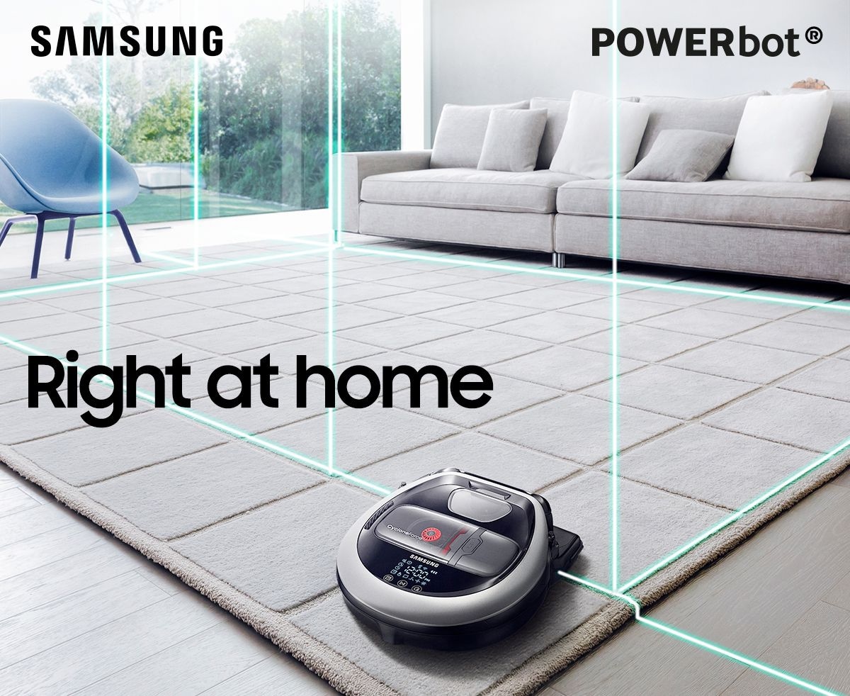 SAMSUNG POWERbot® Right at home