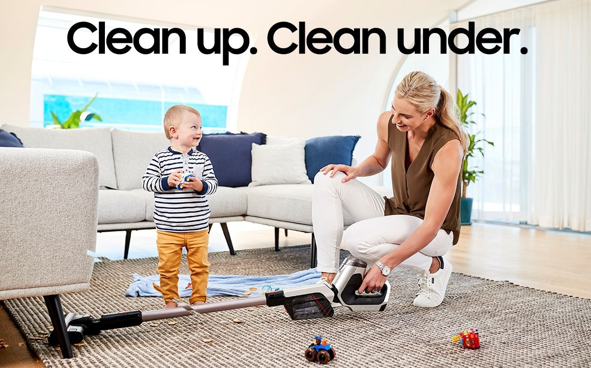 Clean up. Clean under.