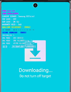 Downloading Do Not Turn Off Target Tablet