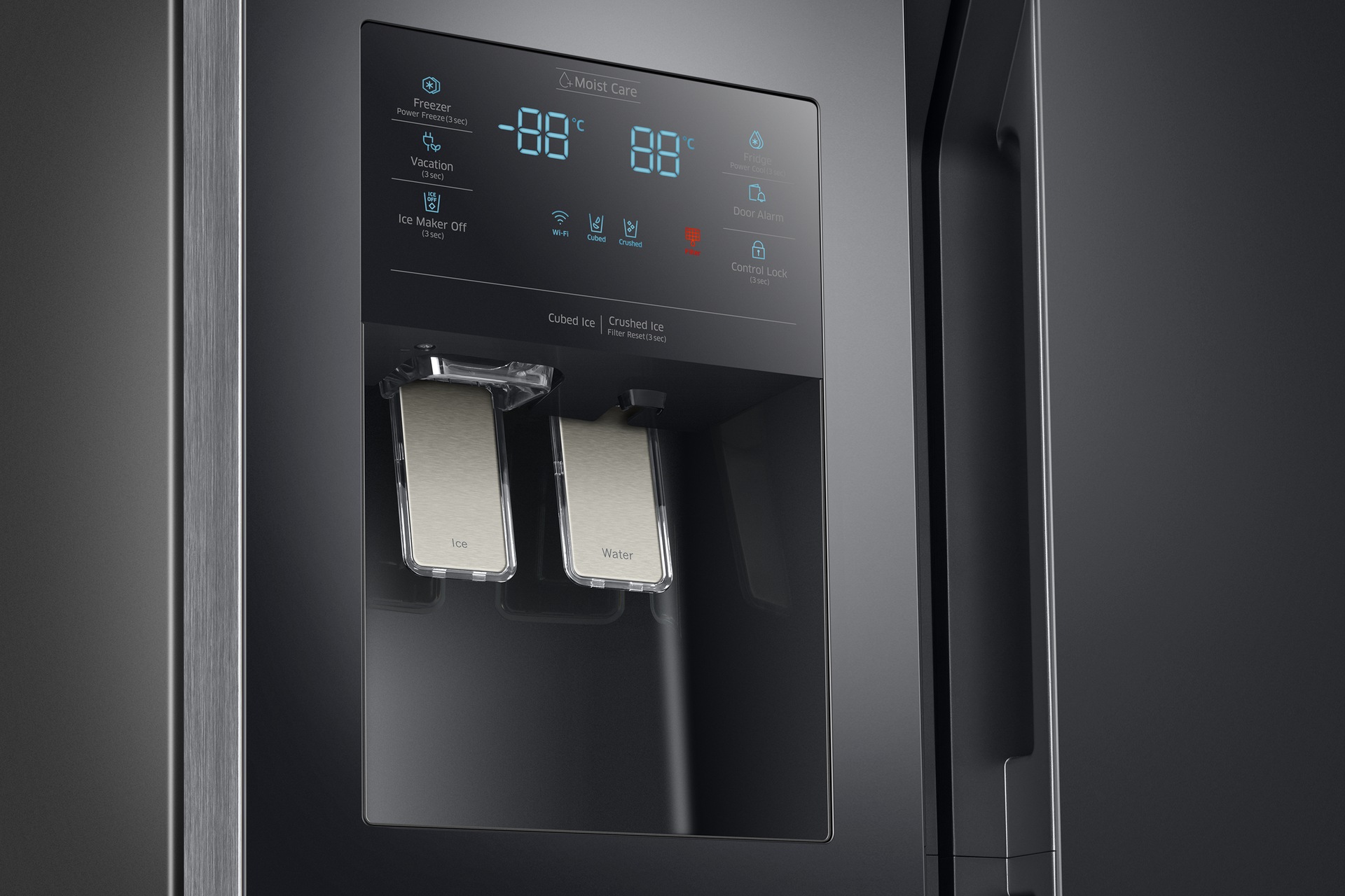 select-power-cool-option-on-samsung-side-by-side-fridge-samsung