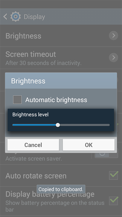 android brightness slider gone