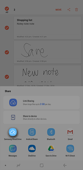 Где находятся файлы samsung notes