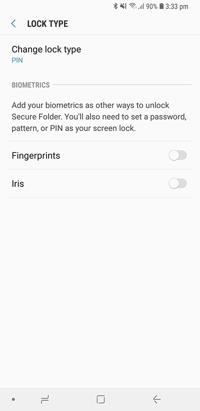 forgot secure folder password