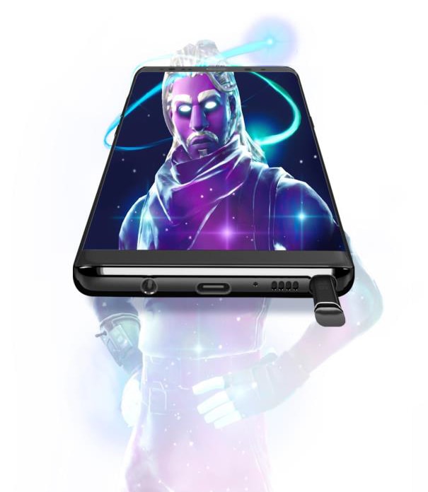 the fortnite galaxy skin is exclusive to all those who purchased the galaxy note9 or tab s4 once redeemed on your galaxy note9 or tabs4 the skin will be - fortnite is not downloading on my pc