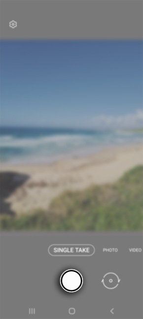 Tap on the capture button