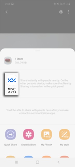 Using Nearby Sharing on my Samsung Device | Samsung Support Australia