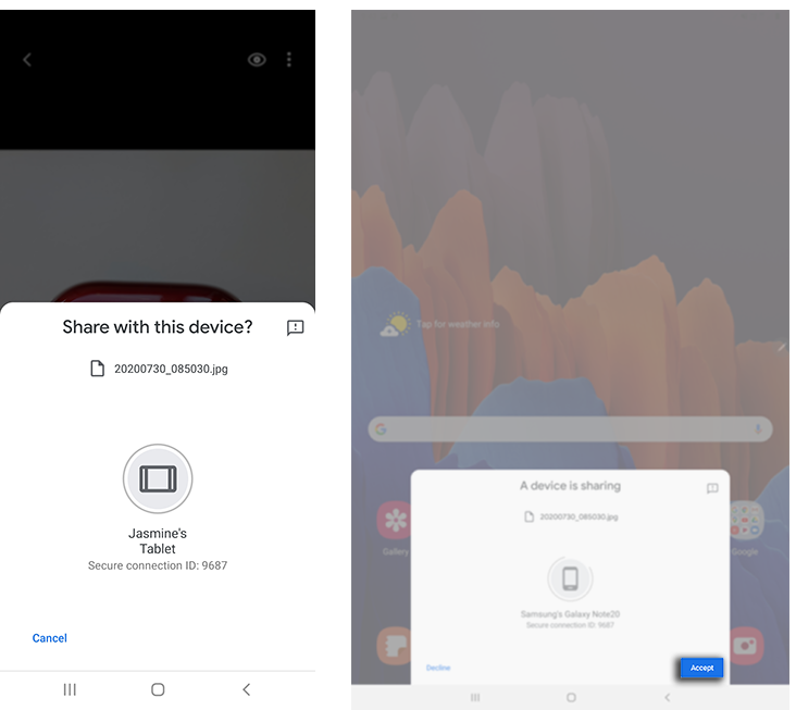 Using Nearby Sharing on my Samsung Device | Samsung Support Australia - How Do I Share My Location On Samsung