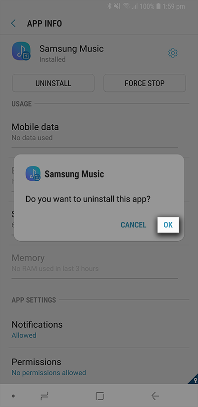 How To Uninstall Apps Fr!   om Your Secure Folder Samsung Support - tap ok to finish